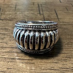 Silver Dome Ring size 8